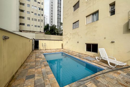 Área comum de apartamento à venda com 1 quarto, 35m² em Pinheiros, São Paulo