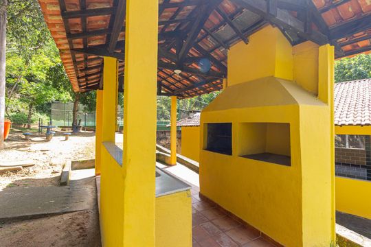 Área comum - Churrasqueira de apartamento para alugar com 3 quartos, 53m² em Campo Grande, Rio de Janeiro