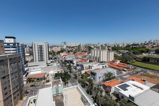 VISTA DA VARANDA de apartamento para alugar com 1 quarto, 36m² em Vila Itapura, Campinas
