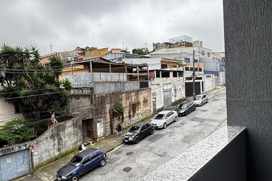 Quarto 1 Varanda de apartamento à venda com 2 quartos, 49m² em Jardim Santo André, Santo André