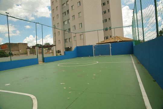 Área comum -Quadra esportiva  de apartamento à venda com 2 quartos, 60m² em Independência, São Bernardo do Campo