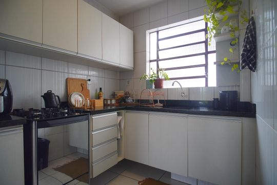 Cozinha de apartamento à venda com 2 quartos, 67m² em Ouro Branco, Novo Hamburgo