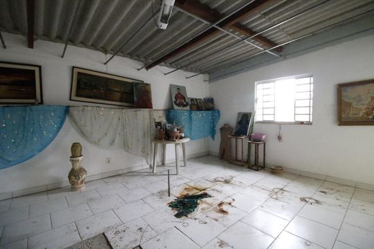 Área externa de casa à venda com 2 quartos, 490m² em Taquara, Rio de Janeiro