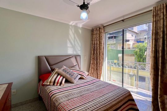 Suíte de apartamento à venda com 3 quartos, 118m² em Heliópolis, Belo Horizonte