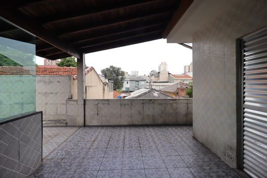 Varanda do Quarto 1 de casa à venda com 3 quartos, 274m² em Vila Alzira, Santo André