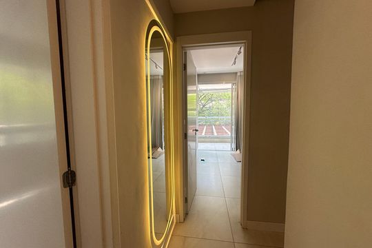 Hall social de apartamento à venda com 2 quartos, 89m² em Dezoito do Forte Empresarial/alphaville., Barueri