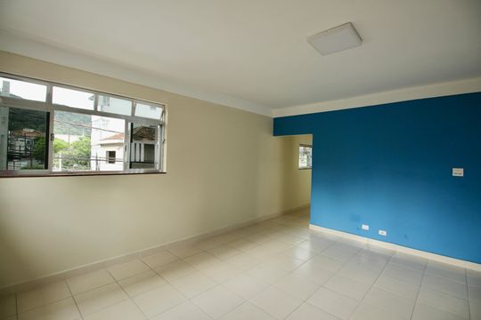 Sala de casa para alugar com 3 quartos, 98m² em Marapé, Santos