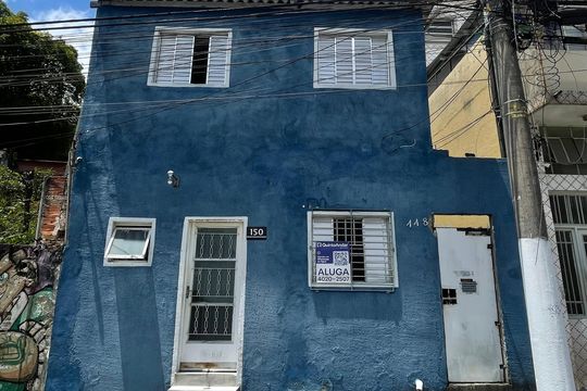 Fachada + Placa de casa de condomínio para alugar com 1 quarto, 38m² em Vila Lais, São Paulo