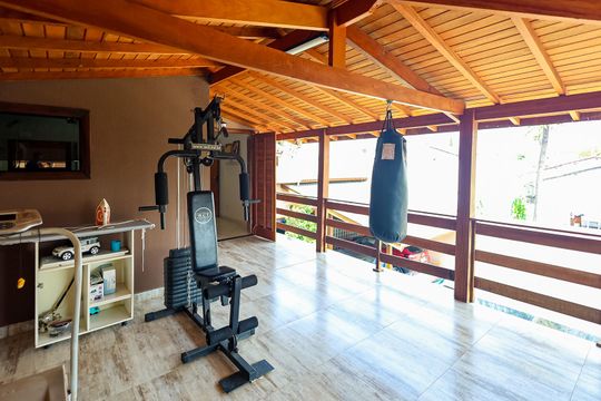 varanda superior de casa à venda com 3 quartos, 270m² em Chácara Areal, Indaiatuba