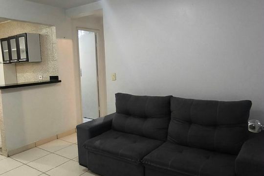 Sala de apartamento para alugar com 2 quartos, 42m² em Jardim das Esmeraldas, Aparecida de Goiânia