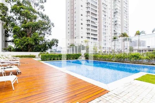 Piscina de apartamento para alugar com 4 quartos, 130m² em Santo Amaro, São Paulo