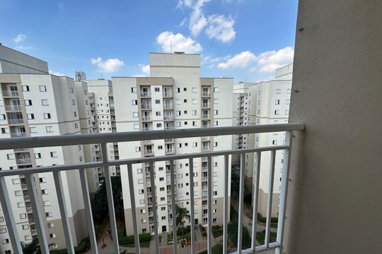 Varanda da Sala de apartamento para alugar com 2 quartos, 61m² em Jardim Tupanci, Barueri