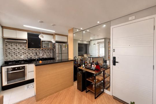 Cozinha de apartamento para alugar com 2 quartos, 60m² em Conceicao, Osasco