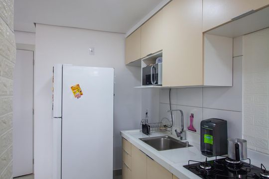 Cozinha de apartamento para alugar com 2 quartos, 45m² em Neves, São Gonçalo