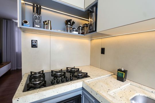 Cozinha de apartamento para alugar com 2 quartos, 70m² em Nova Granada, Belo Horizonte