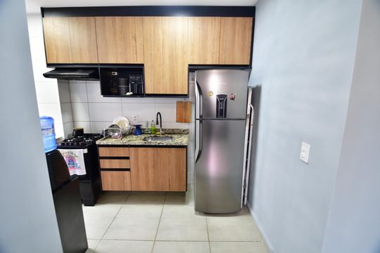 Cozinha de apartamento para alugar com 2 quartos, 52m² em Jardim Sao Sebastiao, Hortolândia