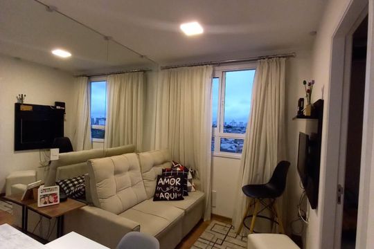 Sala de apartamento para alugar com 2 quartos, 33m² em Cidade Mãe do Céu, São Paulo