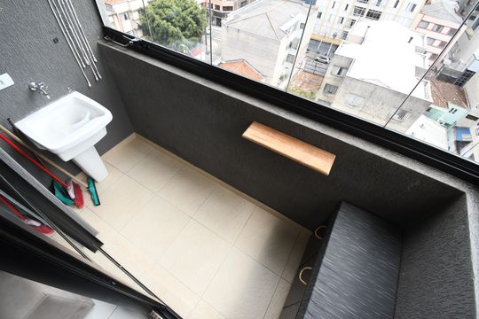 Área de Serviço de apartamento para alugar com 1 quarto, 33m² em Centro, Curitiba