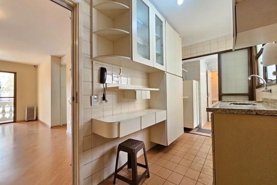 Cozinha de apartamento à venda com 3 quartos, 75m² em Vila Clementino, São Paulo