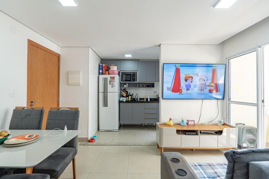 Sala de apartamento para alugar com 2 quartos, 52m² em Vila Independencia, São Paulo