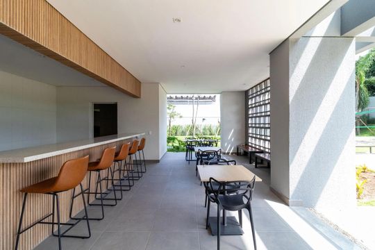Área comum - Churrasqueira de apartamento para alugar com 2 quartos, 41m² em Lapa de Baixo, São Paulo
