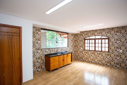 Cozinha de casa para alugar com 3 quartos, 188m² em Balneário São Francisco, Diadema