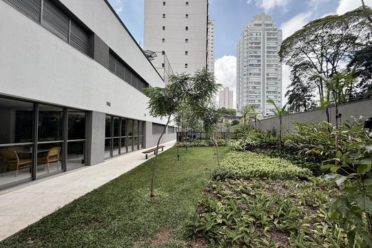 Área comum de apartamento à venda com 3 quartos, 127m² em Santo Amaro, São Paulo