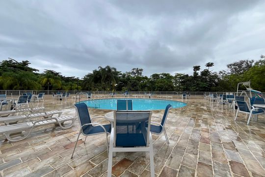 Área comum - Piscina de apartamento para alugar com 1 quarto, 70m² em Barra da Tijuca, Rio de Janeiro