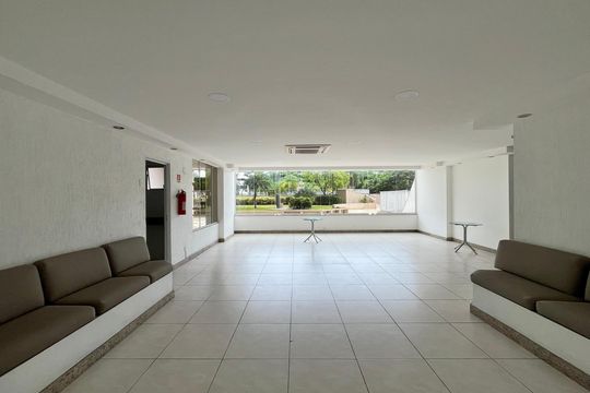 Área comum - Salão de festas de apartamento para alugar com 1 quarto, 70m² em Barra da Tijuca, Rio de Janeiro