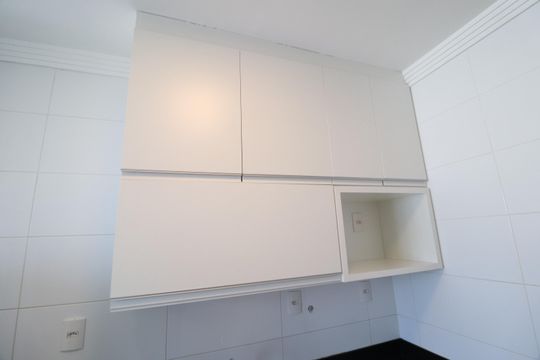 Cozinha de apartamento para alugar com 2 quartos, 73m² em Santa Mônica, Uberlândia
