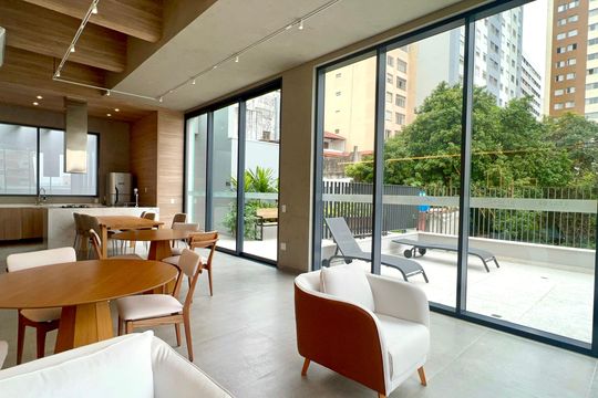 Salão de Festas de apartamento à venda com 2 quartos, 106m² em Sumaré, São Paulo