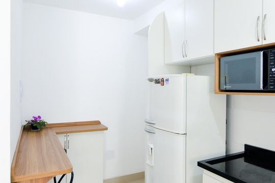 Cozinha de apartamento à venda com 2 quartos, 45m² em Picanço, Guarulhos