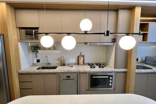 Cozinha de apartamento à venda com 3 quartos, 83m² em Paquetá, Belo Horizonte