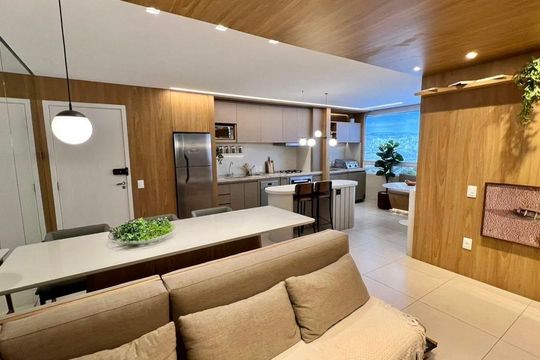 Sala de apartamento à venda com 3 quartos, 83m² em Paquetá, Belo Horizonte