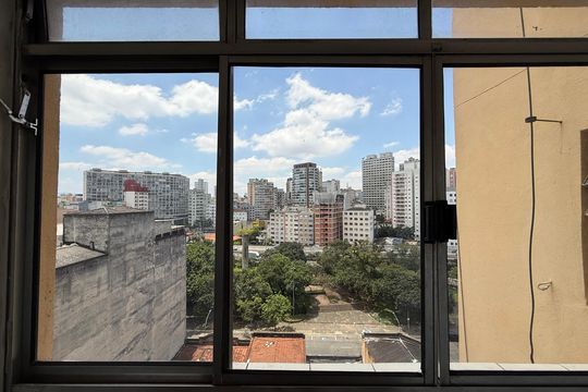 Cozinha de kitnet/studio à venda com 1 quarto, 30m² em Consolação, São Paulo