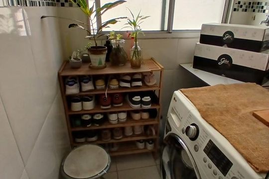 Área de serviço de apartamento à venda com 2 quartos, 48m² em Planalto, São Bernardo do Campo