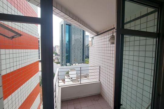 varanda de apartamento à venda com 2 quartos, 60m² em Carmo, Belo Horizonte