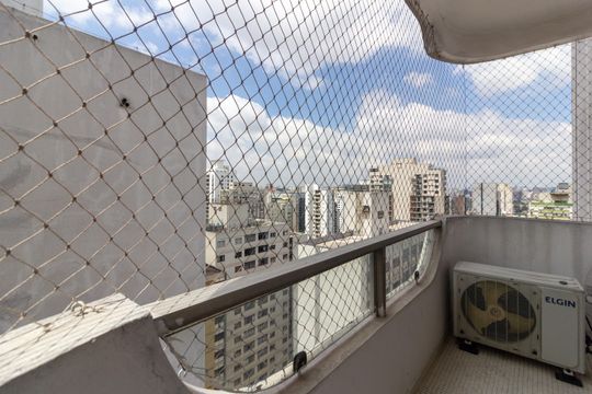 Vista/Varanda de apartamento para alugar com 1 quarto, 54m² em Jardim Paulista, São Paulo