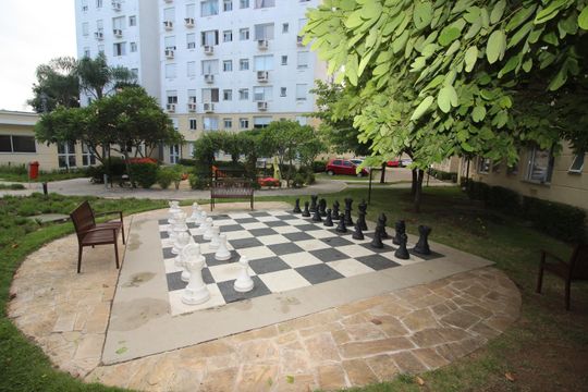 Área comum - Playground de apartamento para alugar com 3 quartos, 62m² em Cristal, Porto Alegre