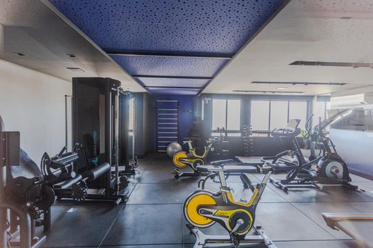 Área comum - Academia de apartamento para alugar com 1 quarto, 45m² em Lourdes, Belo Horizonte