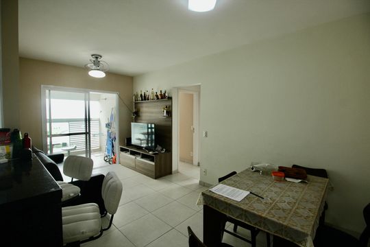 Sala de apartamento para alugar com 2 quartos, 76m² em José Menino, Santos