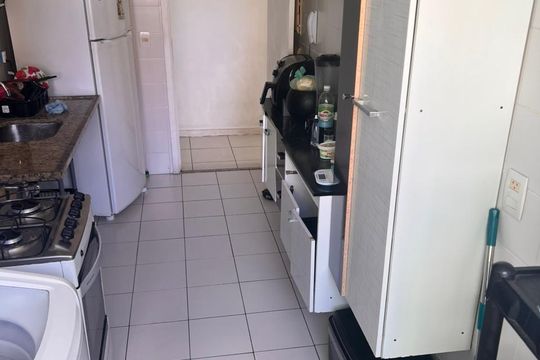 Cozinha de apartamento à venda com 2 quartos, 77m² em Barra da Tijuca, Rio de Janeiro