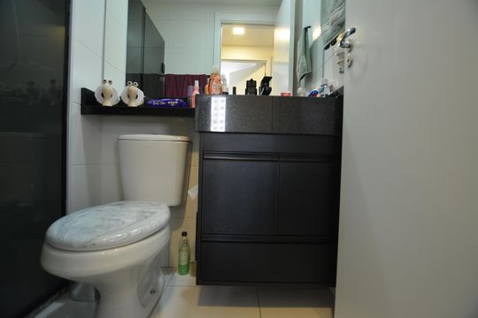 BANHEIRO  de apartamento à venda com 2 quartos, 33m² em Jardim Celeste, São Paulo