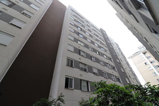 Fachada do bloco de apartamento à venda com 2 quartos, 34m² em Socorro, São Paulo