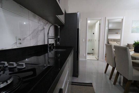 Cozinha de apartamento à venda com 2 quartos, 34m² em Socorro, São Paulo