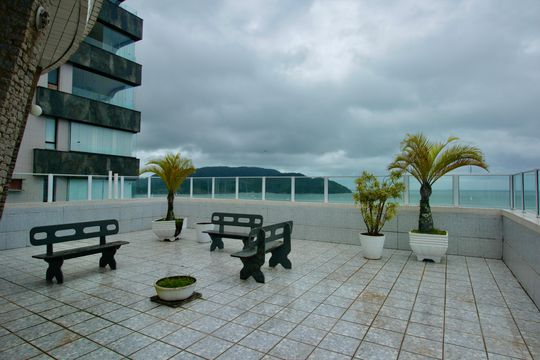 Área comum de apartamento para alugar com 1 quarto, 36m² em Aparecida, Santos