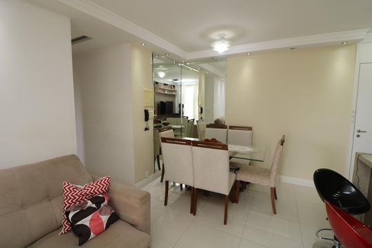Sala de apartamento à venda com 2 quartos, 51m² em Vila Antonieta, São Paulo