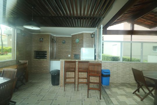 Área comum - Churrasqueira de apartamento à venda com 2 quartos, 51m² em Vila Antonieta, São Paulo