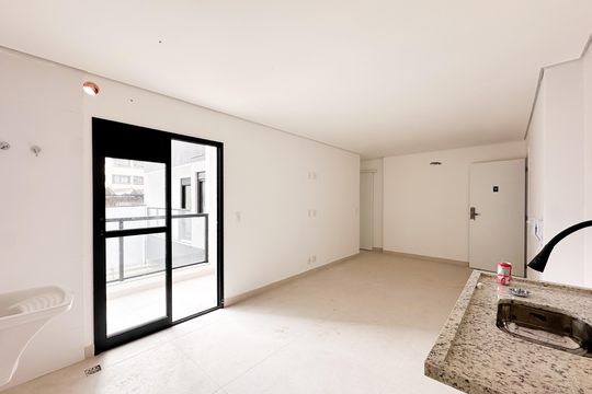 Cozinha e Área de Serviço de apartamento à venda com 2 quartos, 58m² em Centro, São Bernardo do Campo