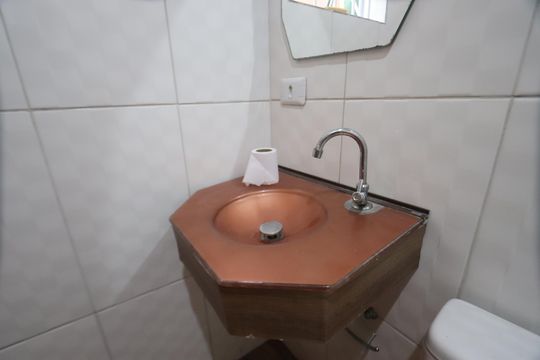 Banheiro de Cima de casa para alugar com 2 quartos, 80m² em Chácara Mafalda, São Paulo
